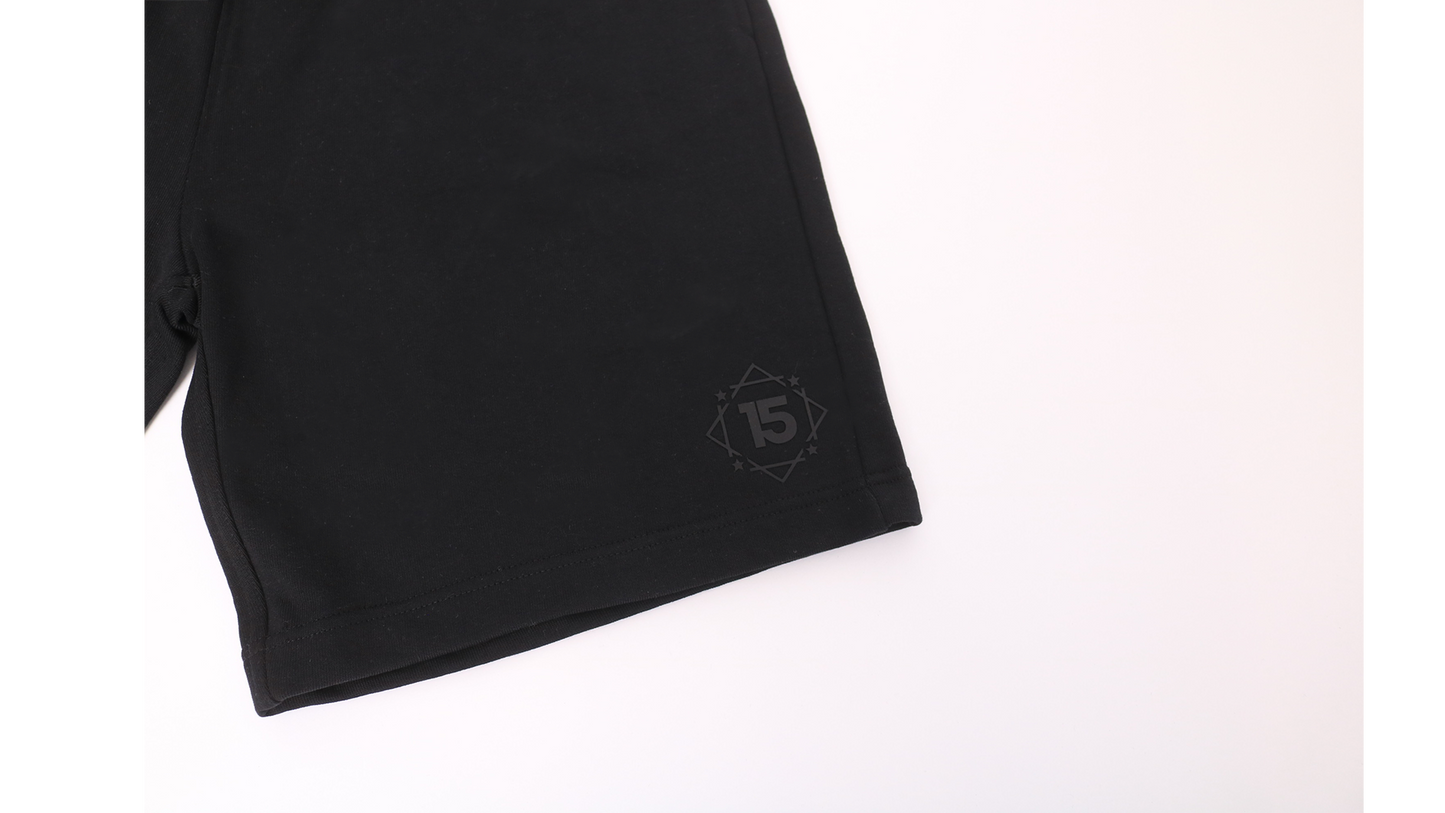 Black Jogger Shorts