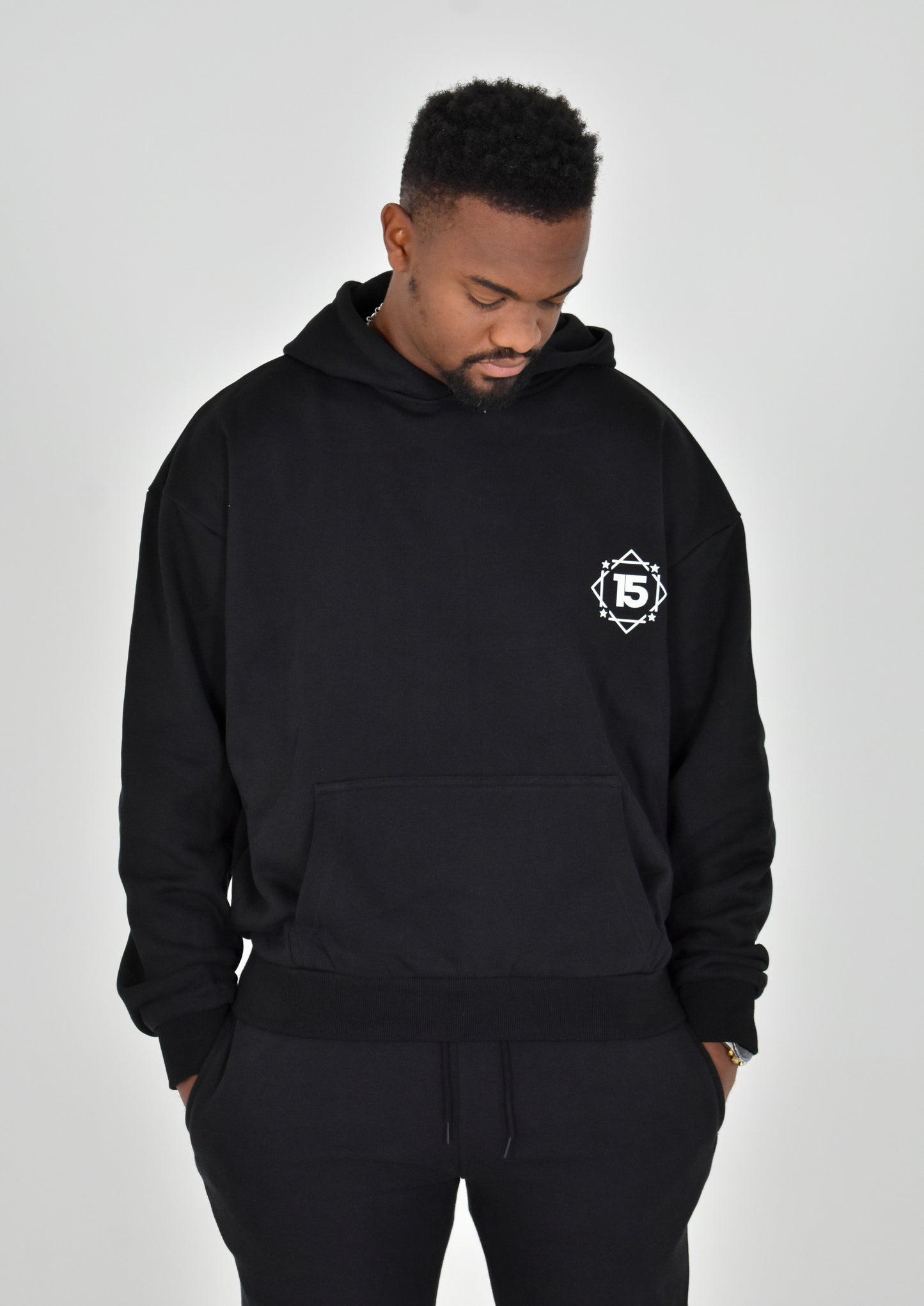 Black Ultra Heavy Oversized Hoodie