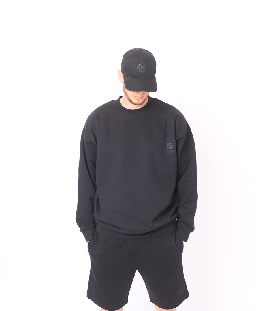 Black Crew Neck Jumper