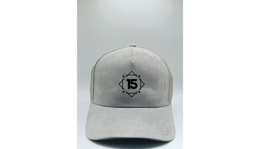 Grey Snapback Trucker Cap