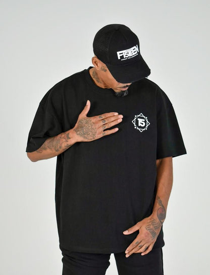 Black Ultra Heavy Cotton Box Tee